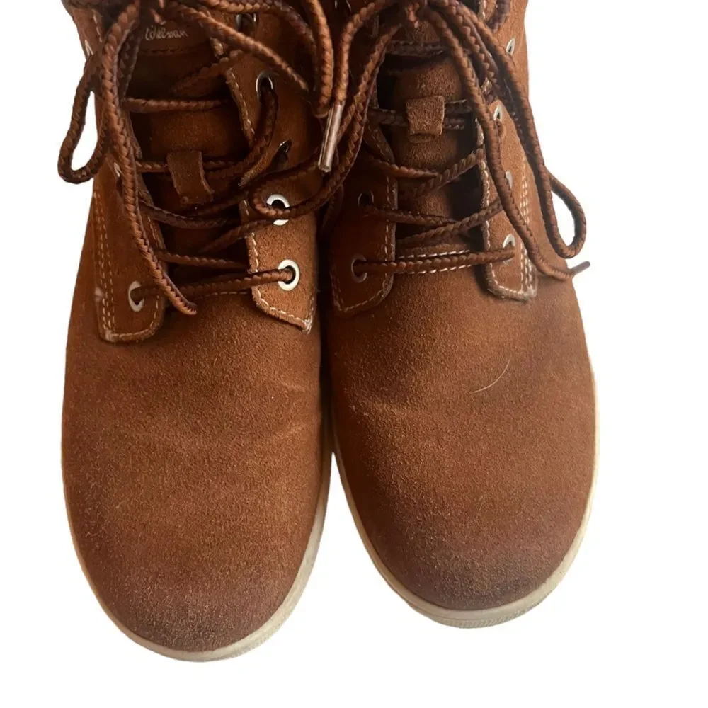 Circus by Sam Edelman Brown Jamie Padded Collar Boot sz 7